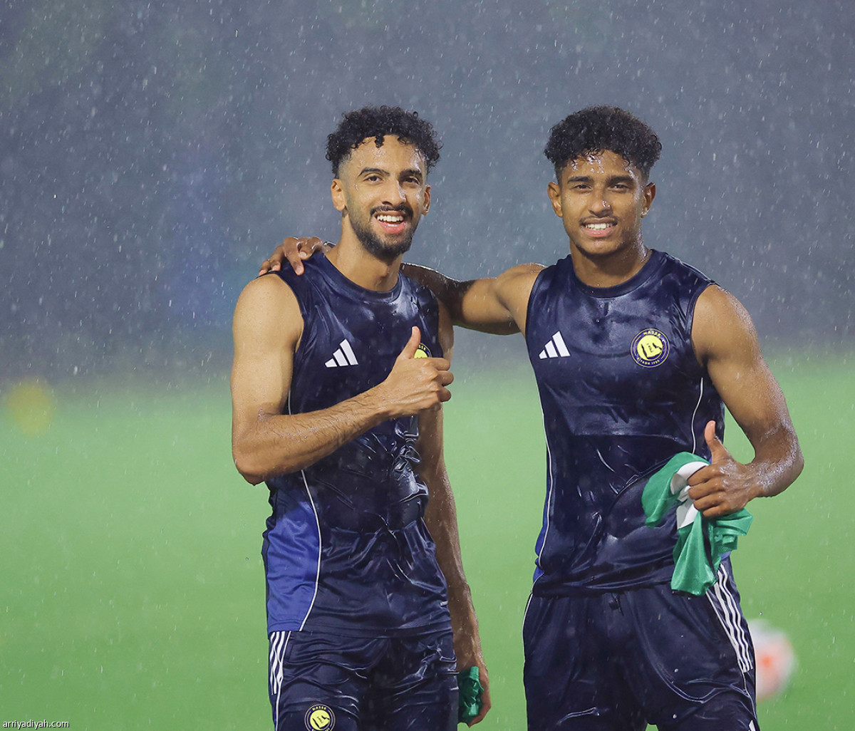 النصر تحت المطر