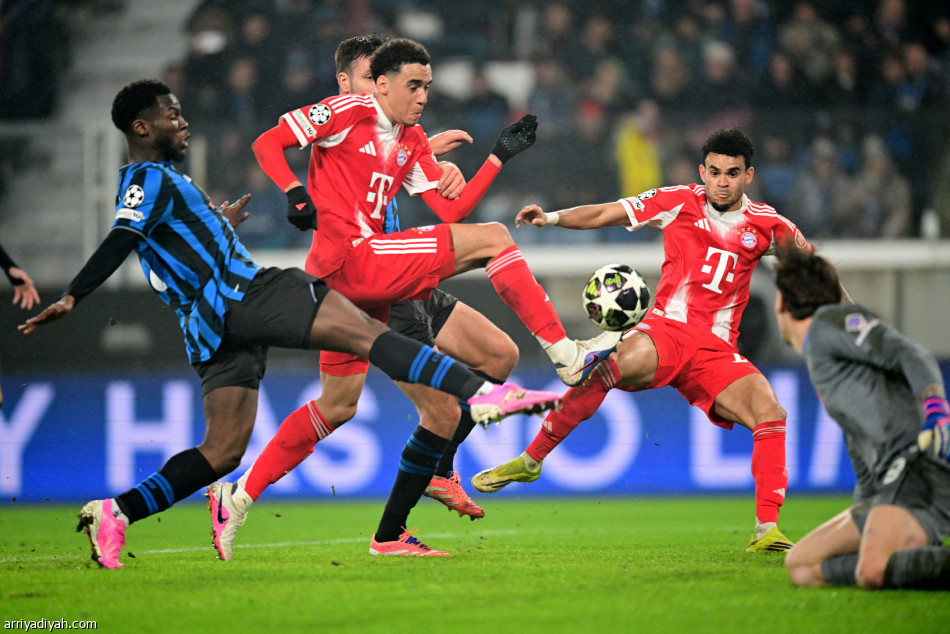 البايرن يعاقب أتالانتا بسداسية